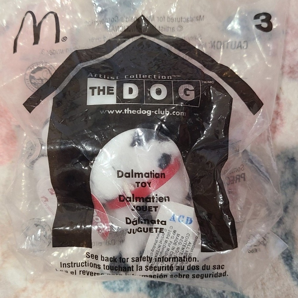 McDonald's Happy Meal toy from "The Dog" Artlist Collection, the Dalmatian
